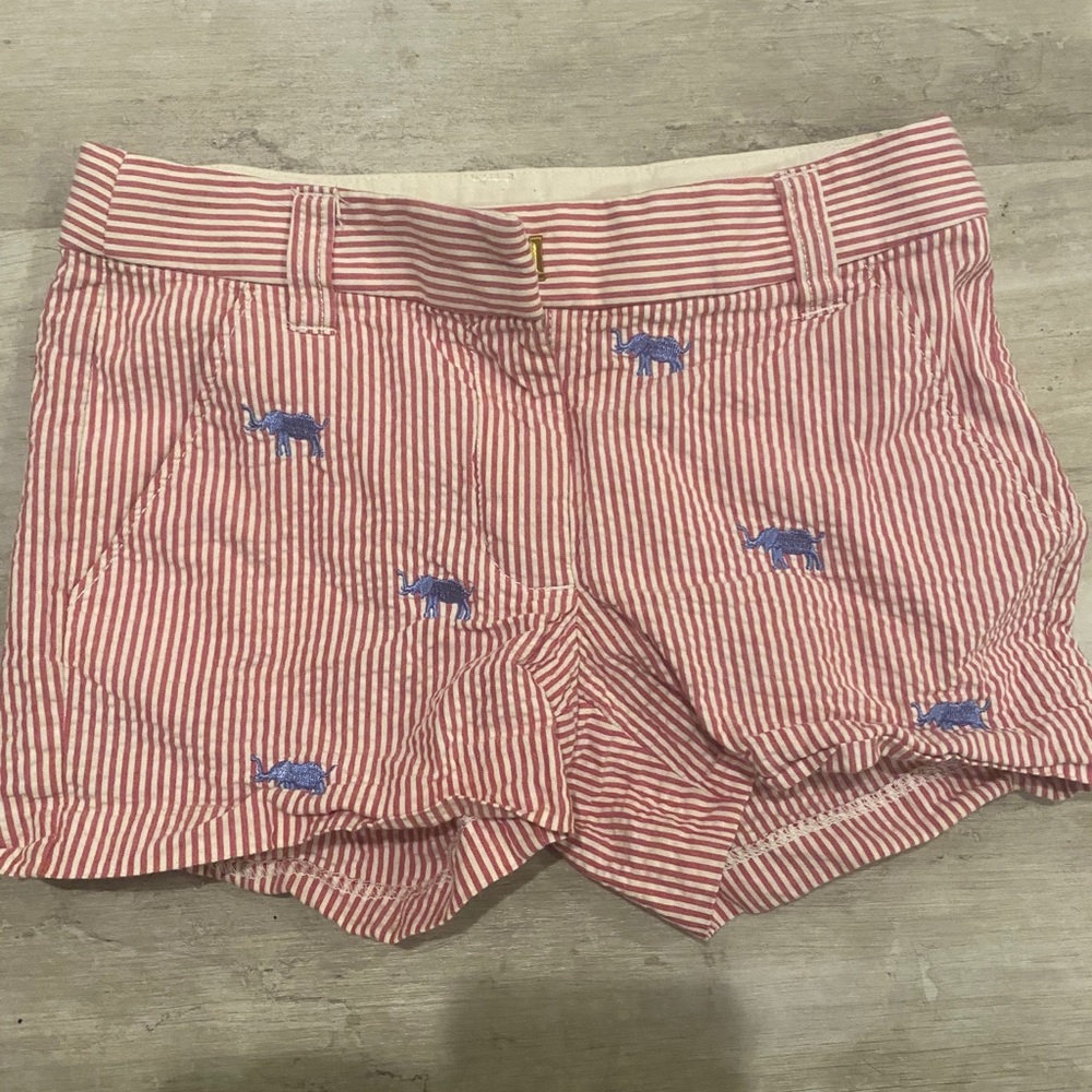 jCrew Factory Seersucker Shorts